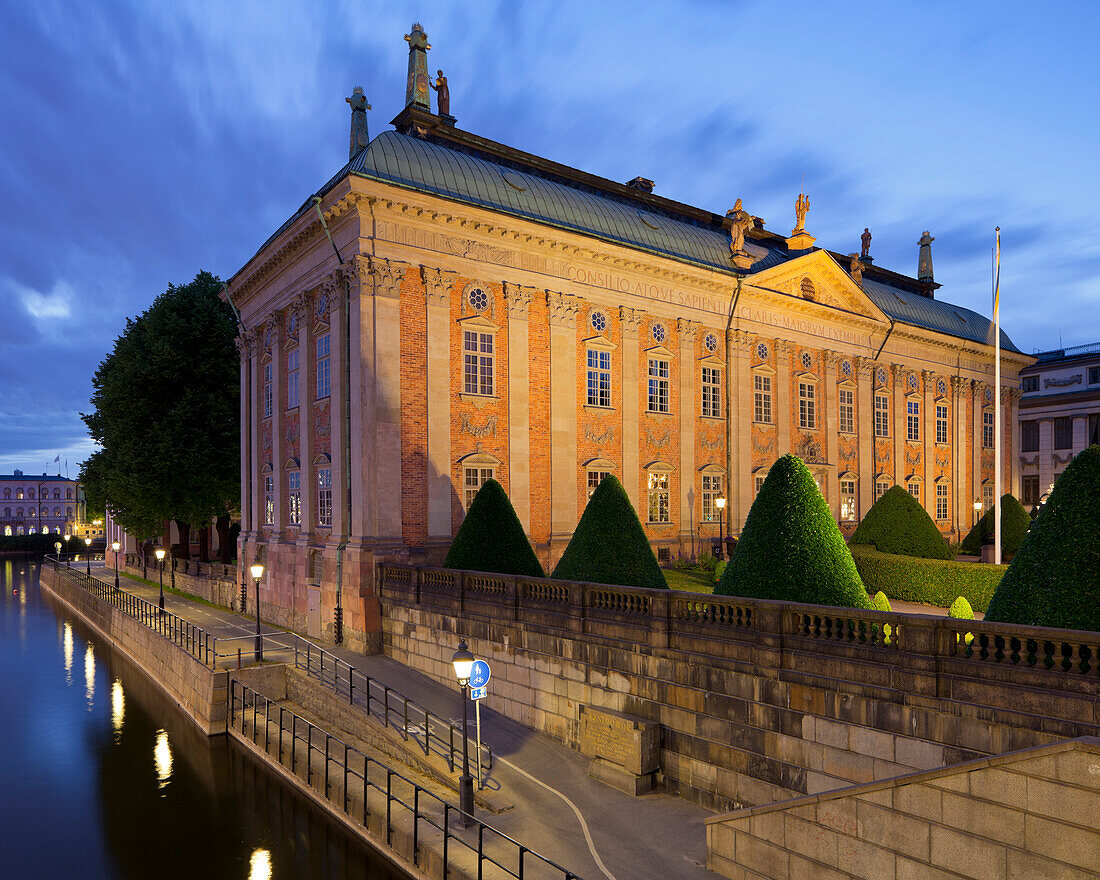 Riddarhuset, The house of Knights keeps records and documents on behalf of the Swedish nobility, Old town of Stockholm, Gamla Stan, Stockholm, Sweden