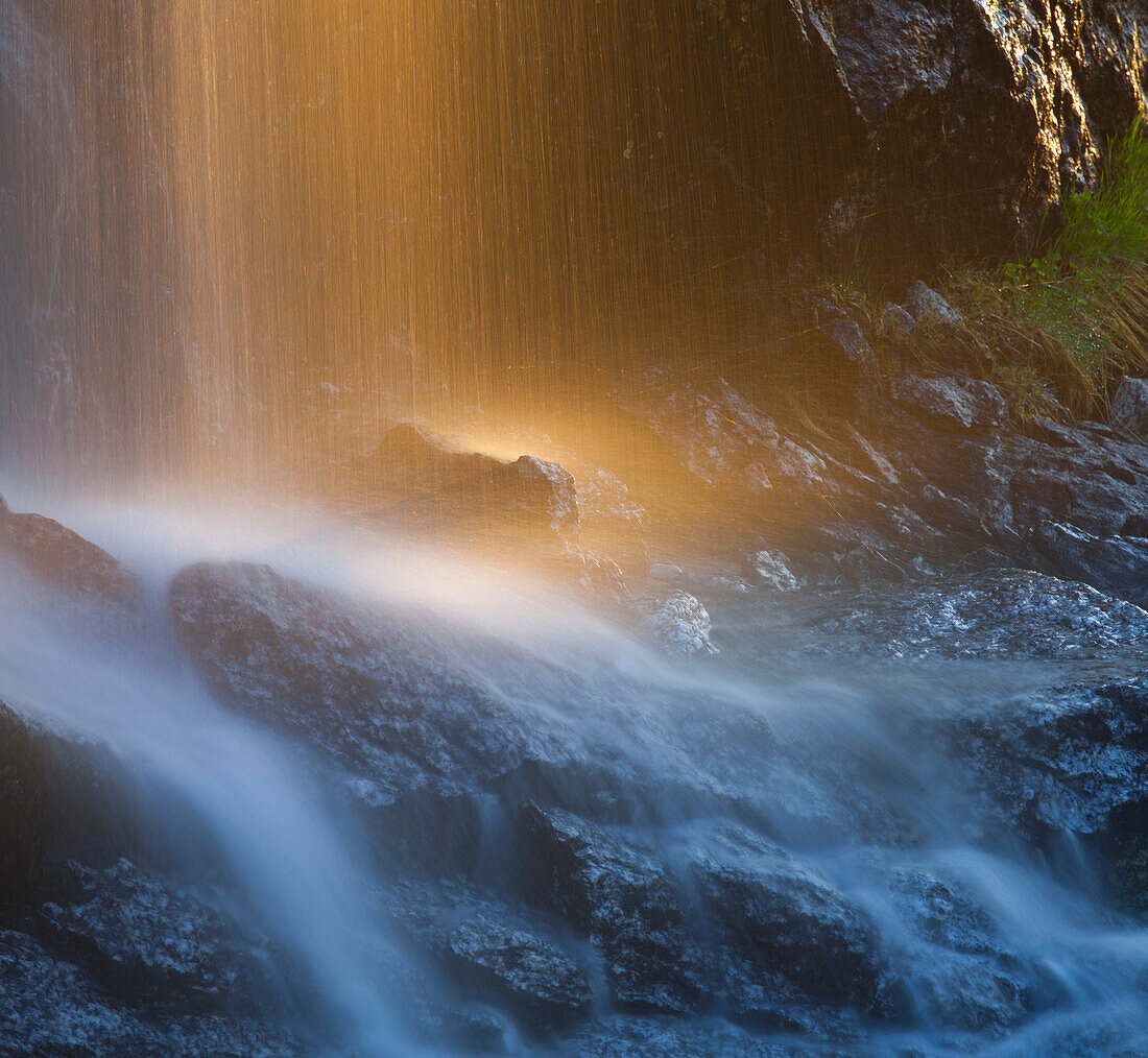 Kobbeneset Wasserfall, Nordland, Norwegen