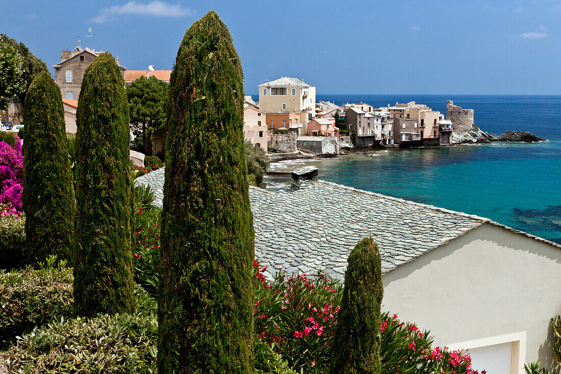 Village of Erbalunga, Cap Course, Corsica, France