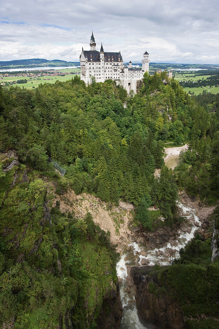 Neuschwanstein Castle, Schwangau near Fuessen, Allgaeu, Bavaria, Germany