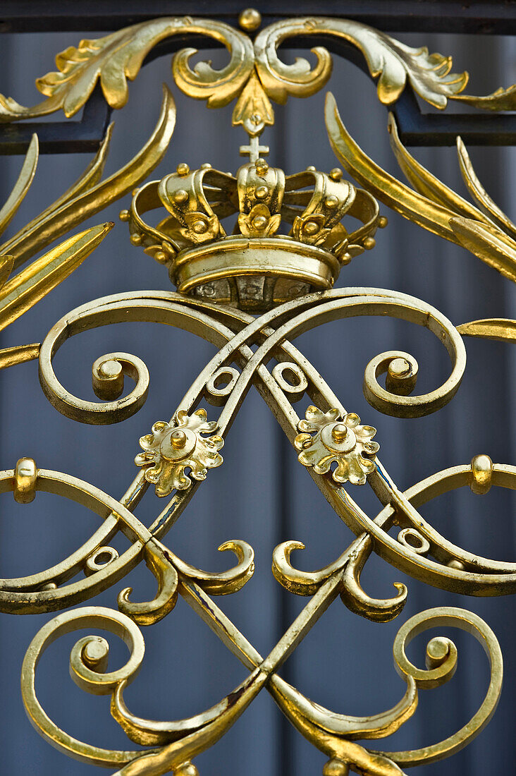 Balcony railings, Linderhof Palace, Ettal, Bavaria, Germany