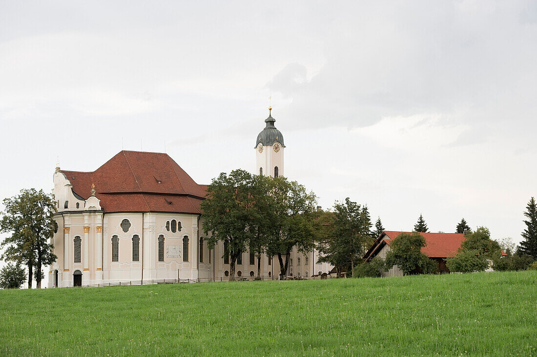 Wies church, Steingaden, Upper Bavaria, Bavaria, Germany