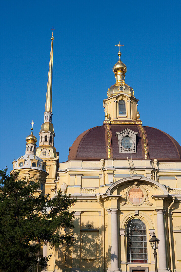 Peter and Paul Cathedral at Peter and Paul Fortress, St. Petersburg, Russia