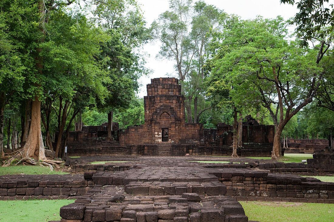 13th century Khmer temple ruins at Muang Singh Historical Park, near Kanchanaburi, Thailand