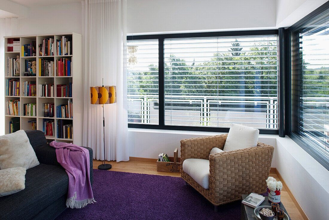 Living room in a residential house, Styria, Austria