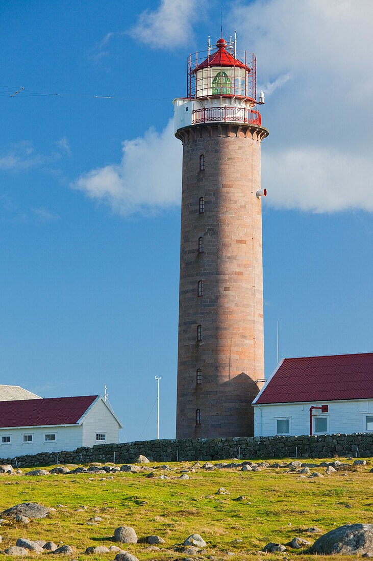 Lighthouse hear Lista, Vest-Agder, Norway