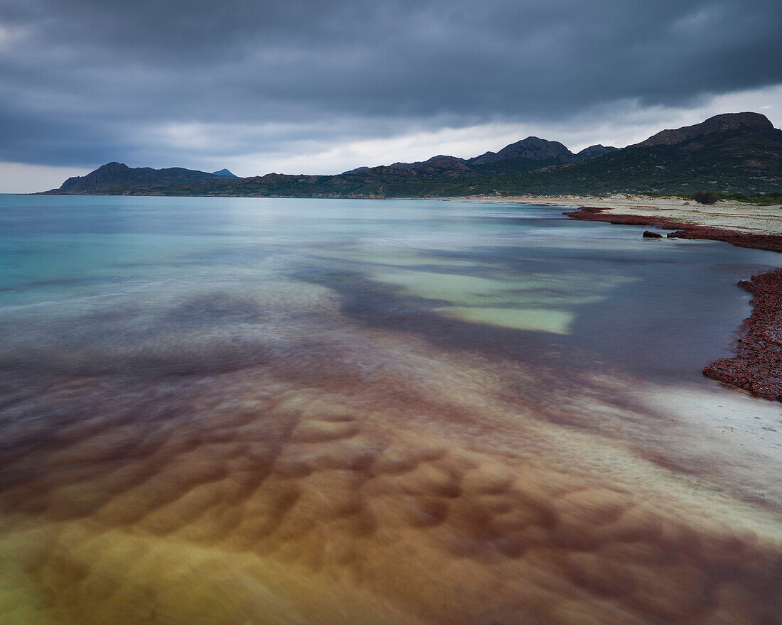 Sea and coastal landscape near Ogliastro, Haute-Corse, Corsica, France