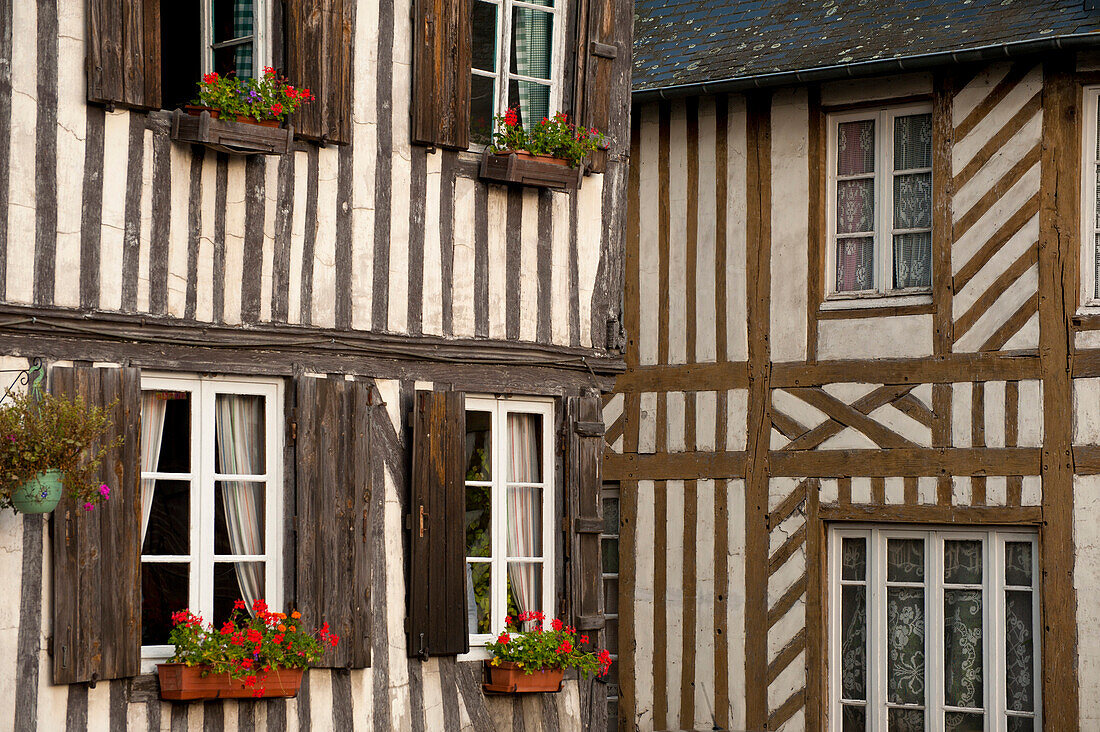 Old buildings in Blangy-le-Chateau, Normandy, France