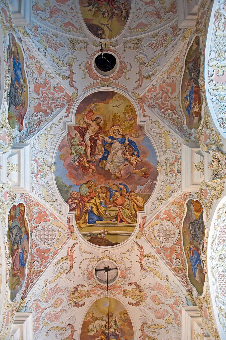 Ceiling of Monastery of Ossiach, Carinthia, Austria