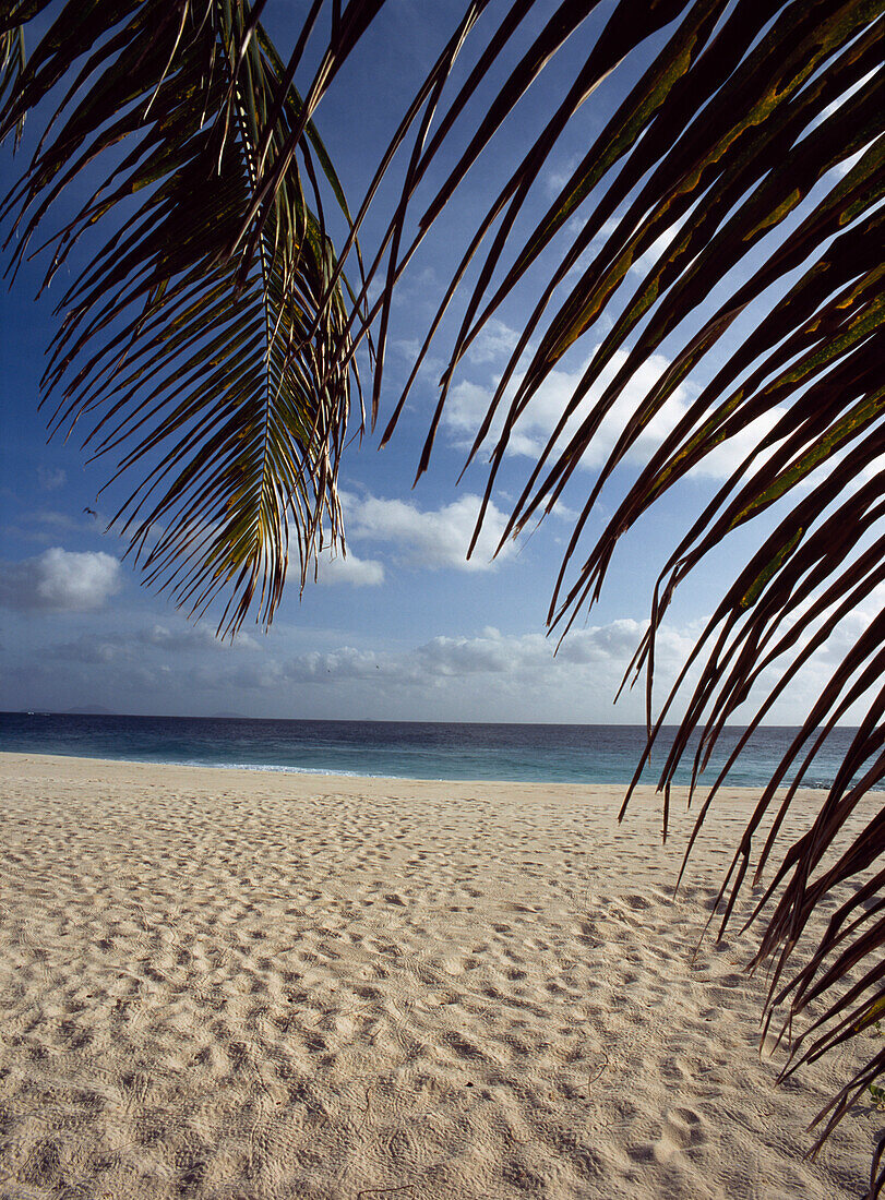 Beach on Fregate Island, Seychelles