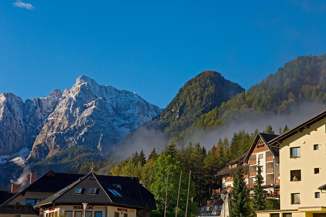 Kranjska Gora behind village, Slovenia