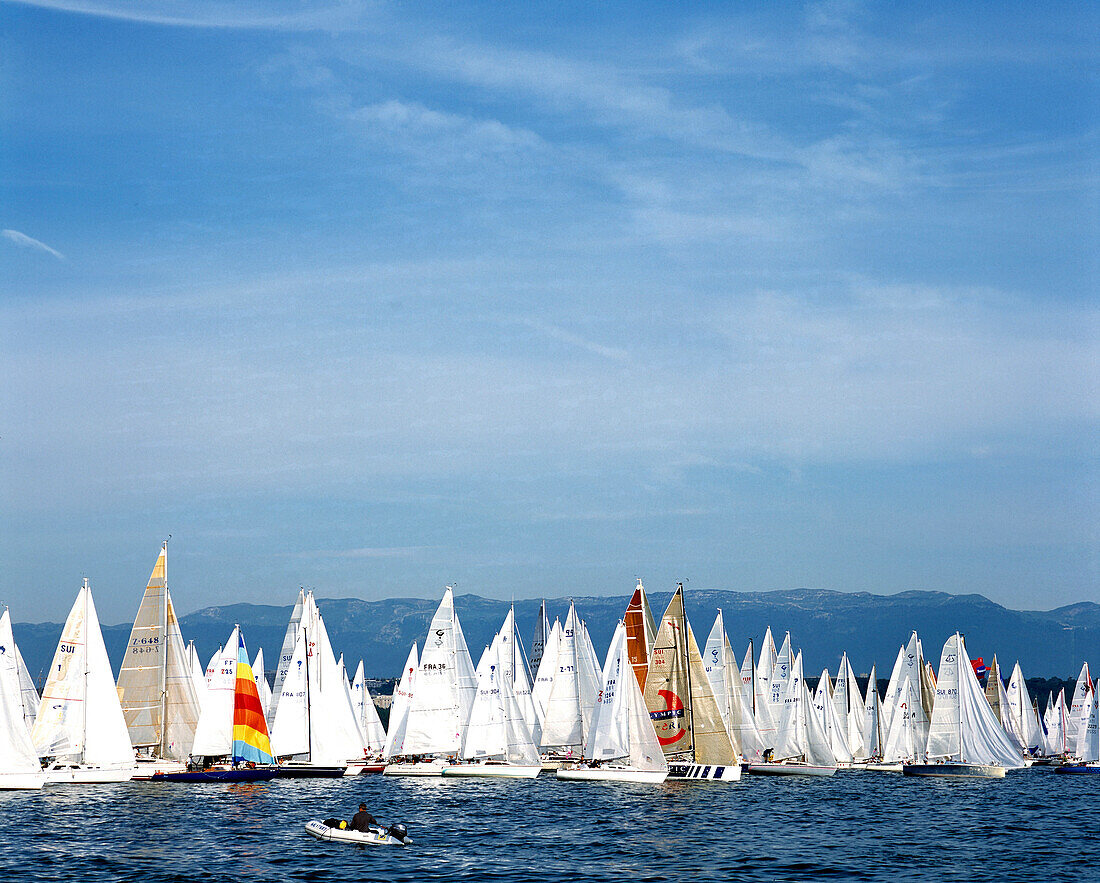 Bol D'Or sailing regatta, Geneva, Switzerland