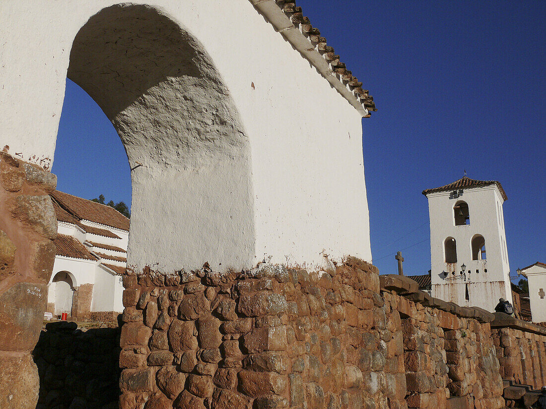 Montserrat, Church Pueblo de Chinchero, Peru