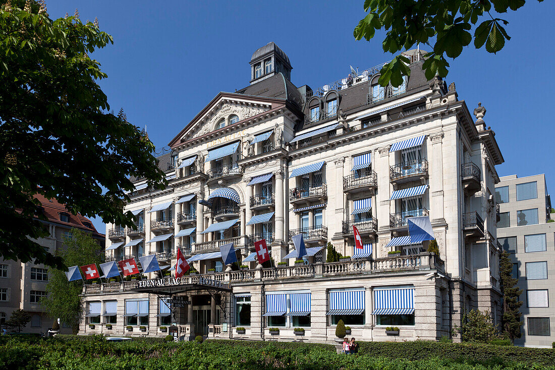 Hotel Eden au Lac, nähe Promenade Züricher See, Zürich, Schweiz