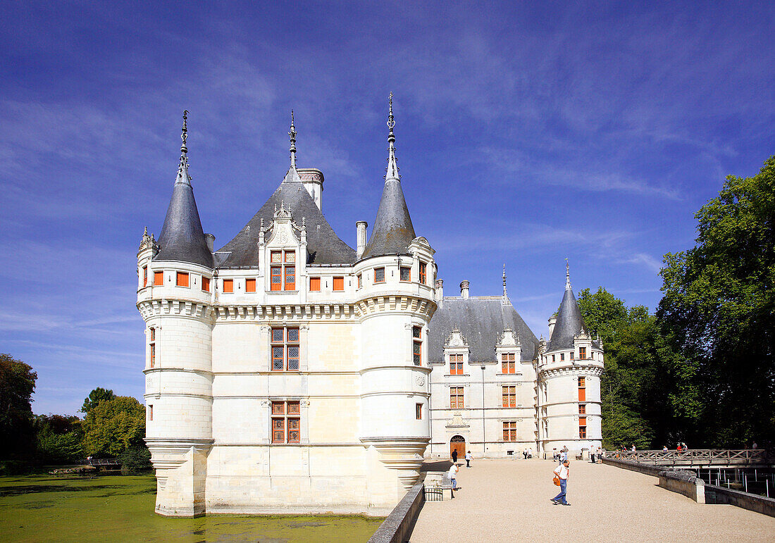 France, Centre, Indre et Loire, Azay le Rideau castle