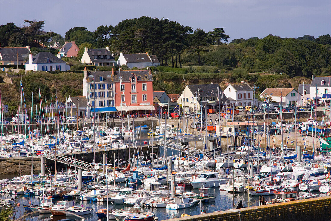 France, Brittany, Morbihan, Groix island, Port Tudy harbour