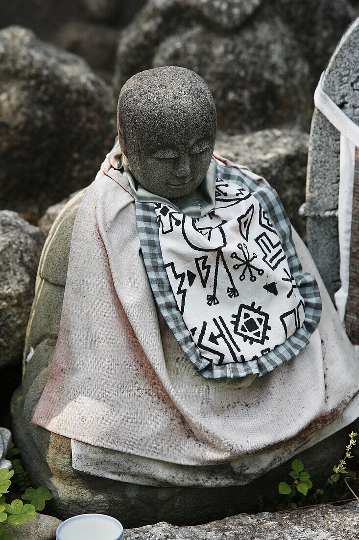 JAPON, KYOTO, Jizo is a Shinto god who looks after dead children's souls
