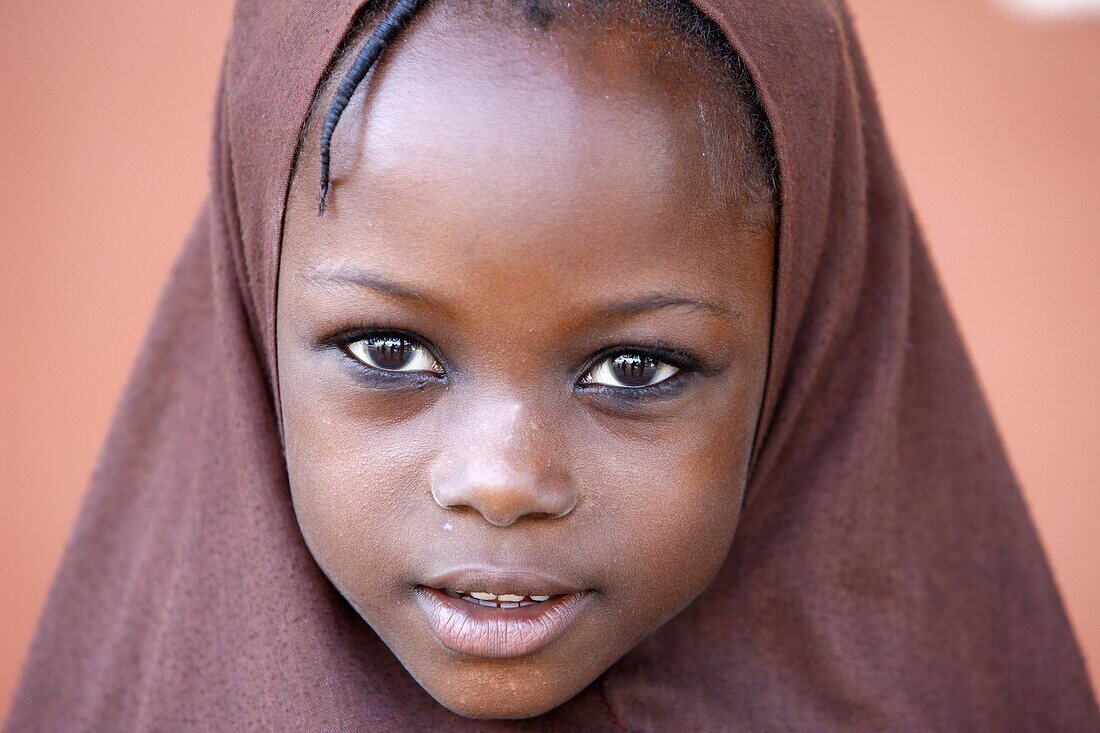 Togo, Lomé, Muslim girl