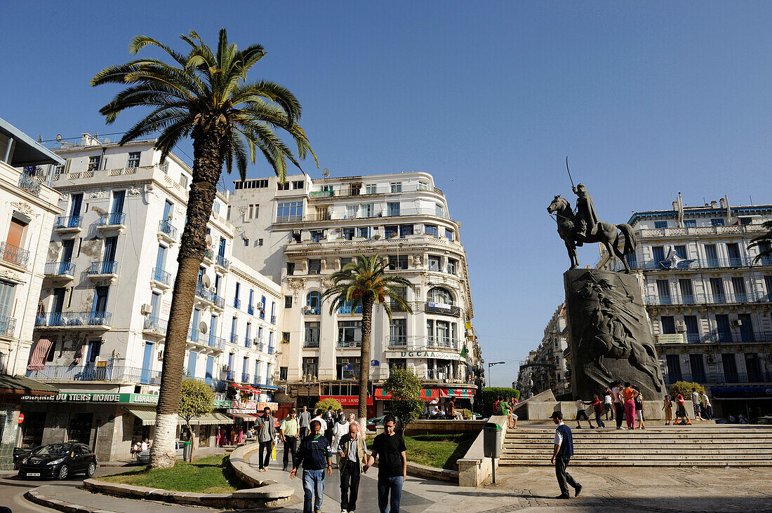 Algeria, Algiers, Emir Abdelkader square