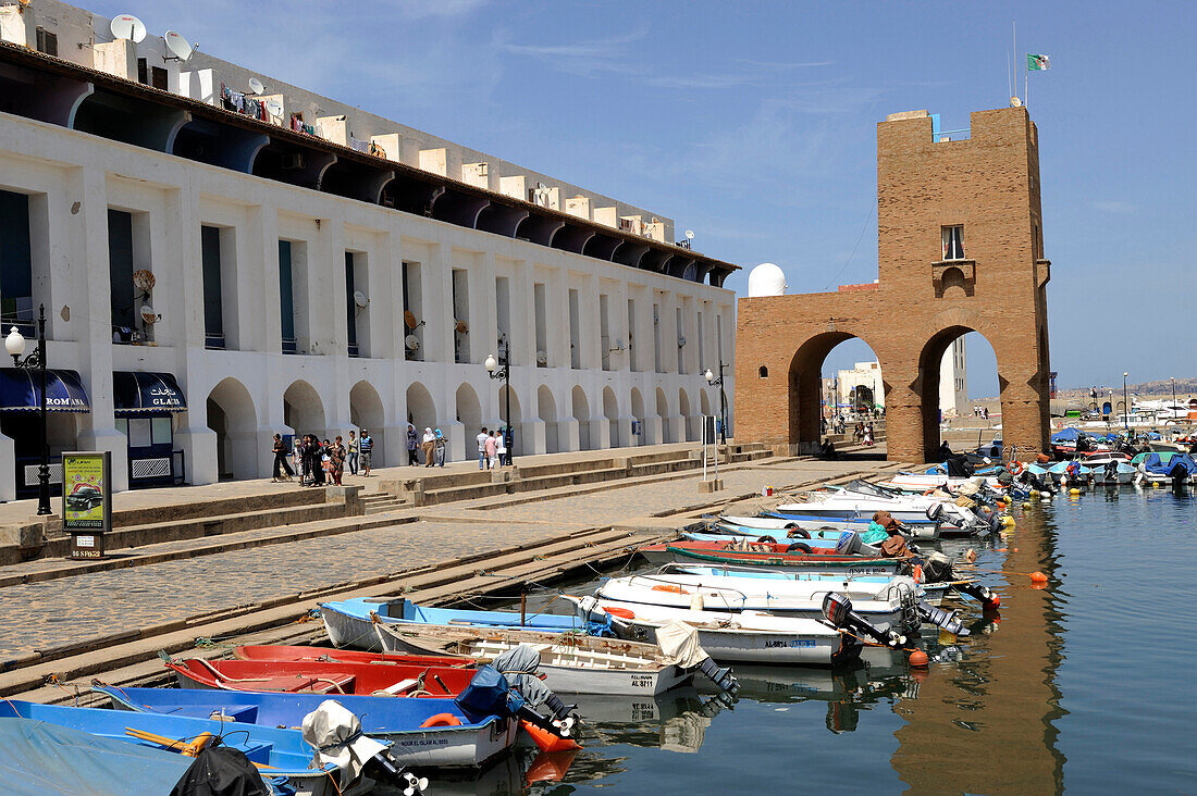 Algeria, Sidi Fredj, tourist resort, harbour