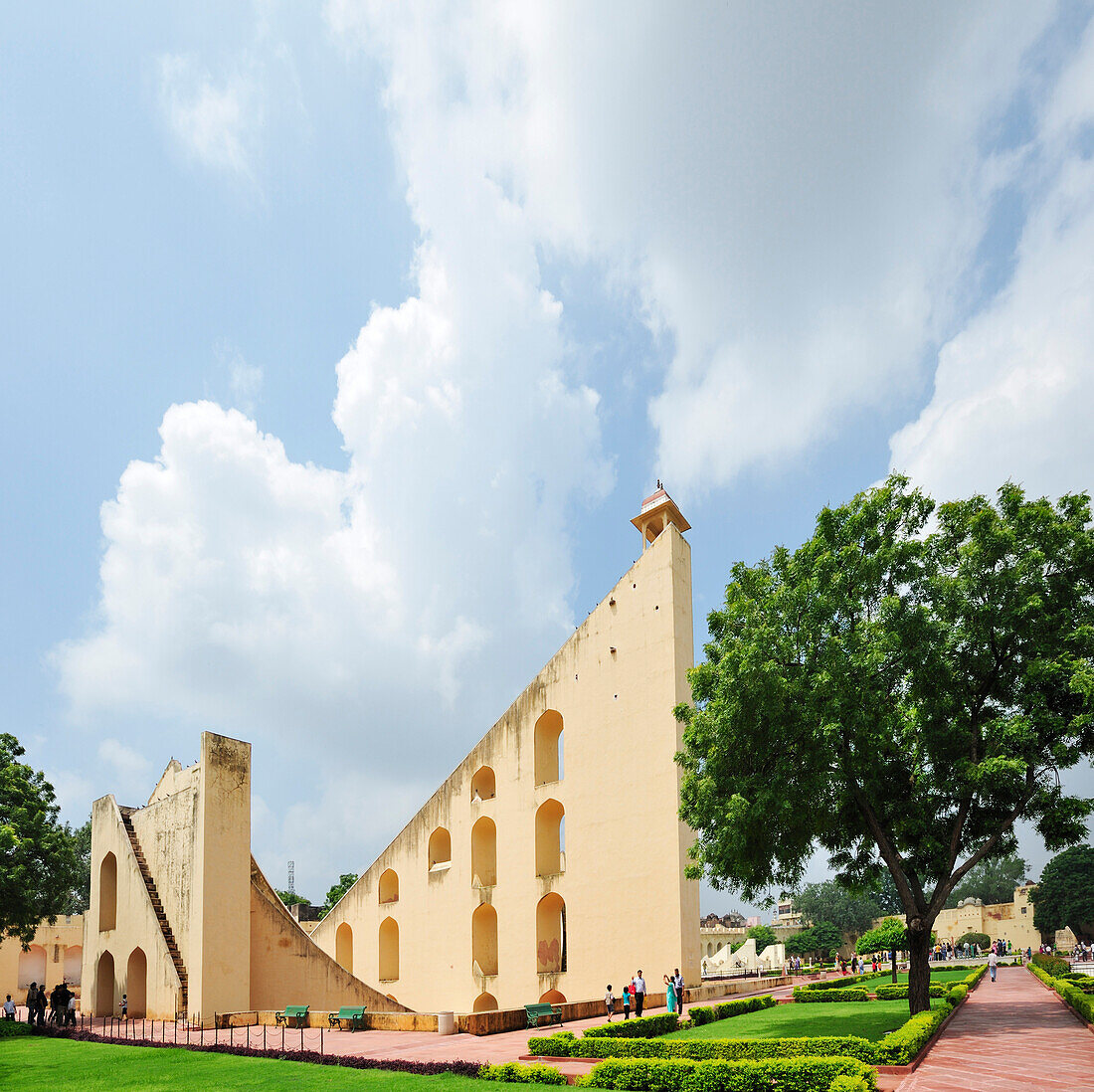 Sternwarte, Jantar Mantar, UNESCO Weltkulturerbe, Jaipur, Rajasthan, Indien