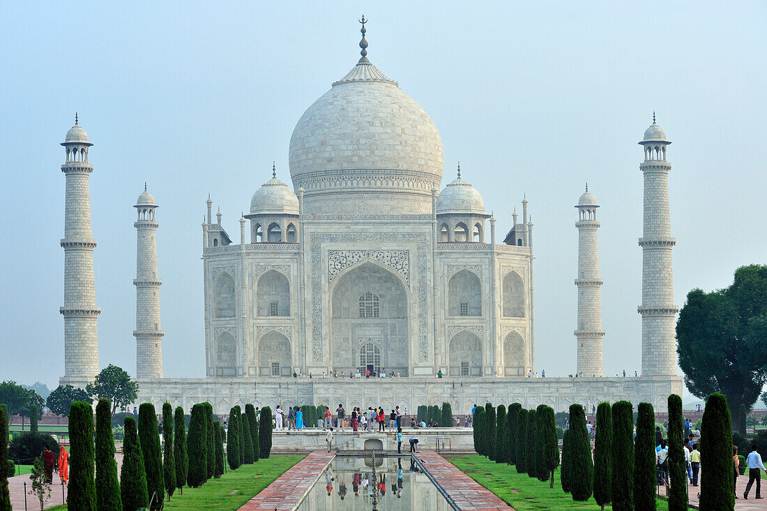 Taj Mahal, UNESCO Weltkulturerbe, Agra, Uttar Pradesh, Indien