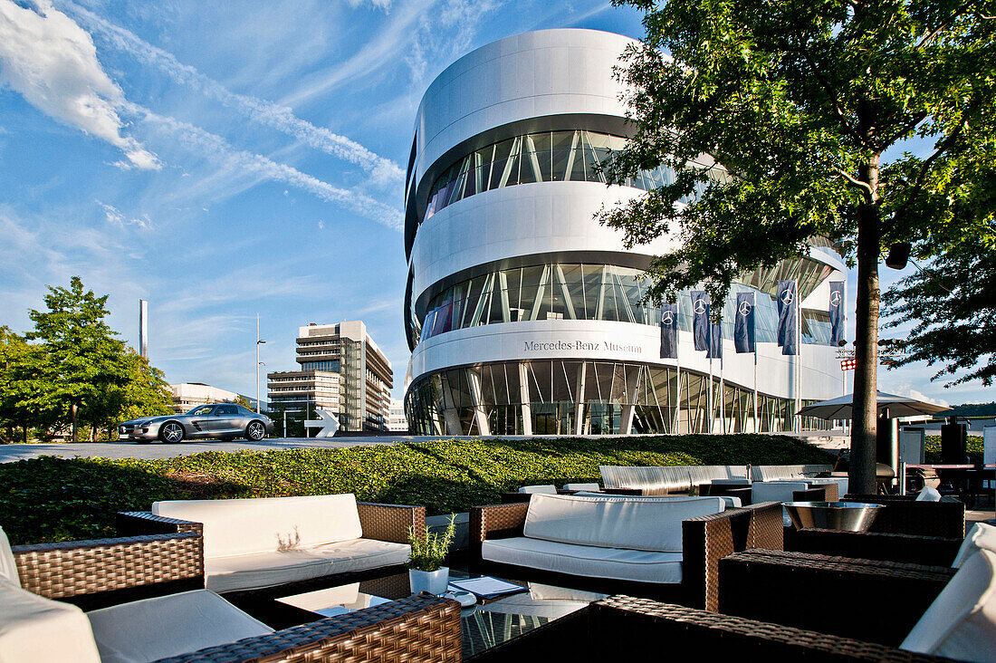 Mercedes Benz museum in Stuttgart, Baden-Wurttemberg, Germany