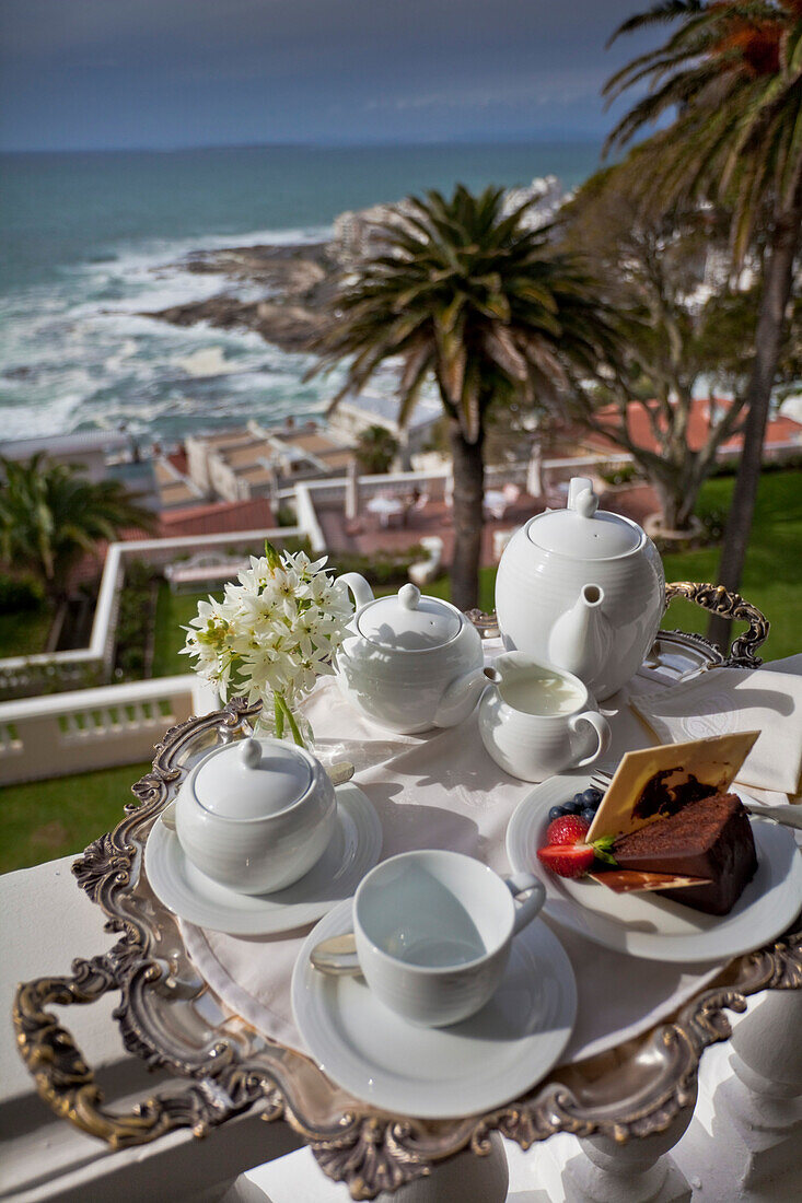 High Tea at the Hotel Ellerman House, Bantry Bay, Cape Town, Western Cape, South Africa