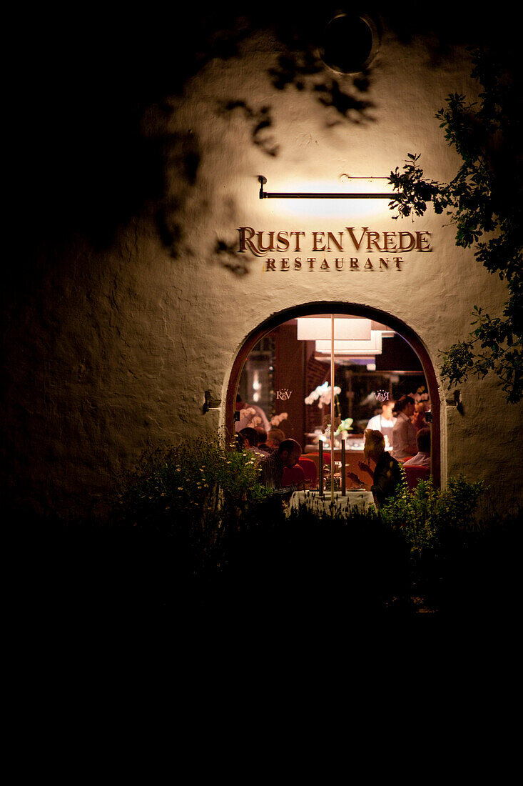 Restaurant Rust en Vrede, Stellenbosch, Westkap, Südafrika, Afrika