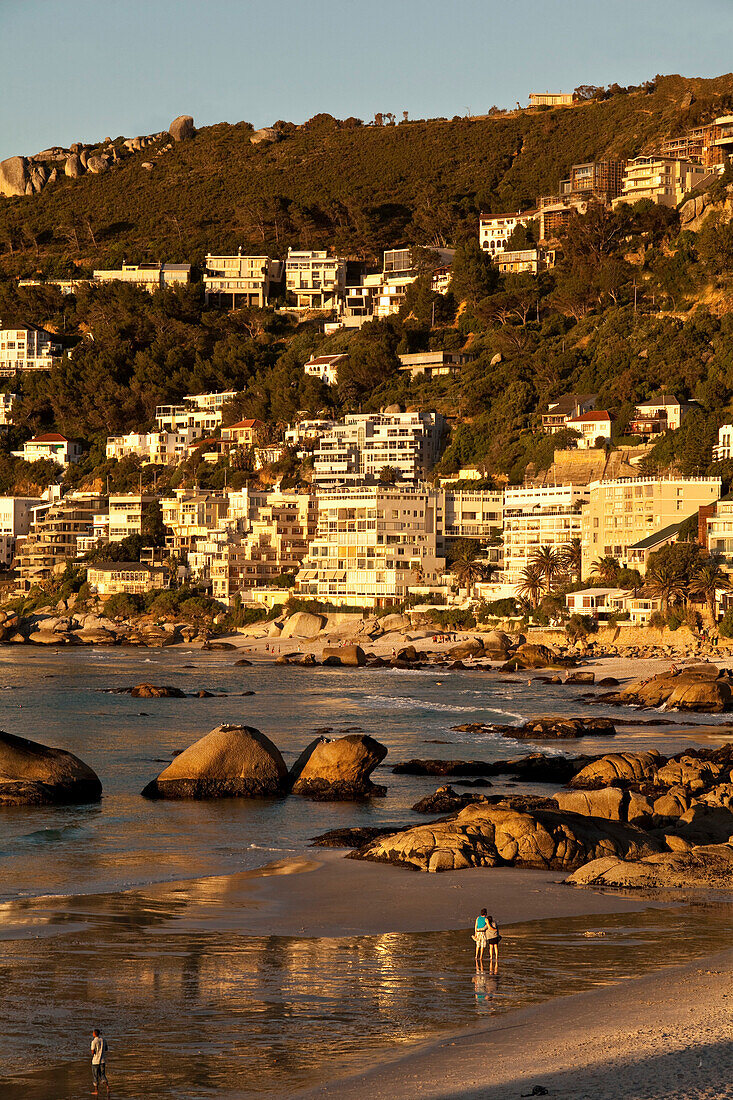 Abendstimmung am Clifton Beach, Kapstadt, Westkap, Südafrika, RSA, Afrika