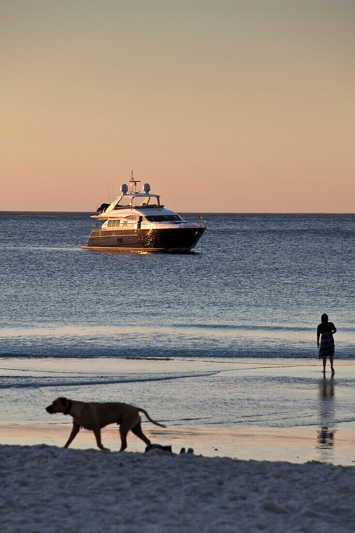 Abendstimmung am Clifton Beach, Kapstadt, Westkap, Südafrika, RSA, Afrika