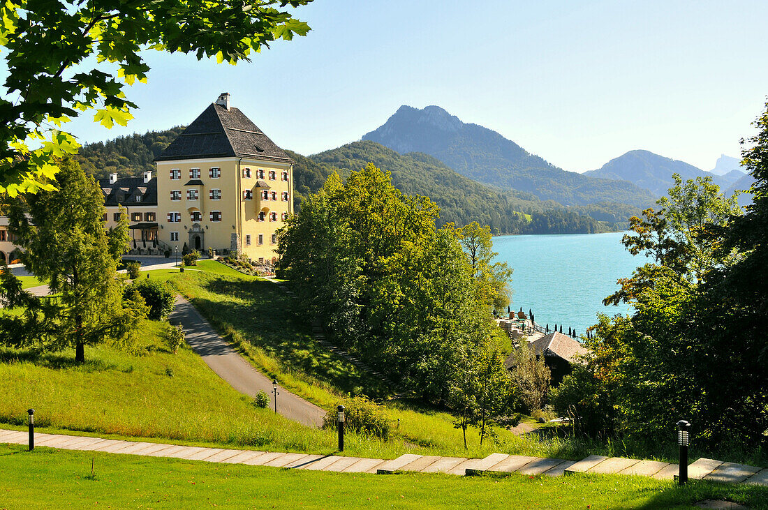 Castle hotel Fuschl, lake Fuschl, Salzburg-land, Austria