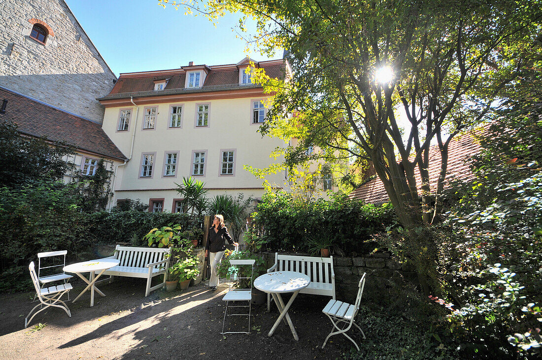 Herder garden at Herder place, Weimar, Thuringia, Germany