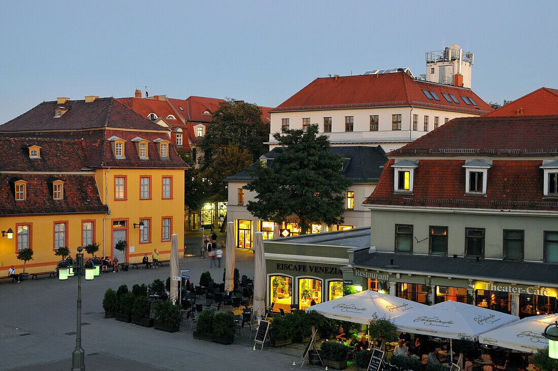 Theatercafe am Theaterplatz, Weimar, Thüringen, Deutschland