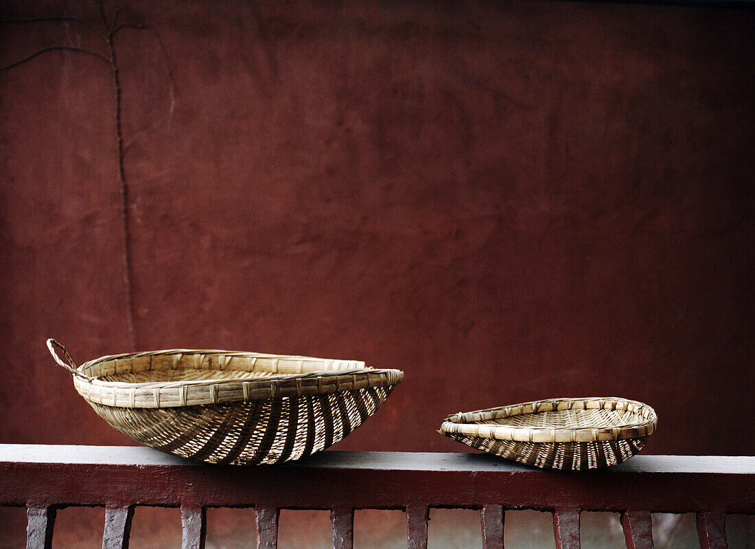 Bamboo baskets, Chengdu, Sichuan Province, China