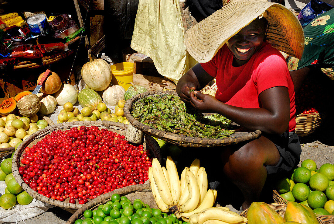 Haiti, Port au Prince, market