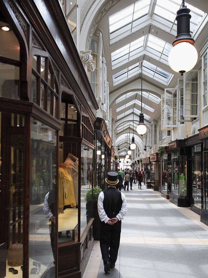 UK, Britain, England, London, Mayfair, Burlington Arcade shopping