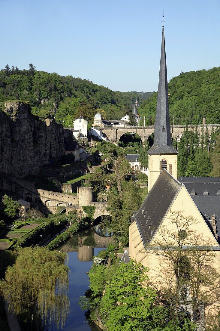 Luxembourg, general view, St-Jean church