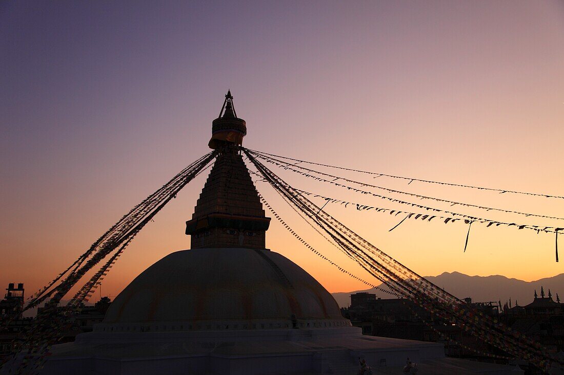 Nepal, Kathmandu Valley, Boudhanath, Bodhnath Stupa