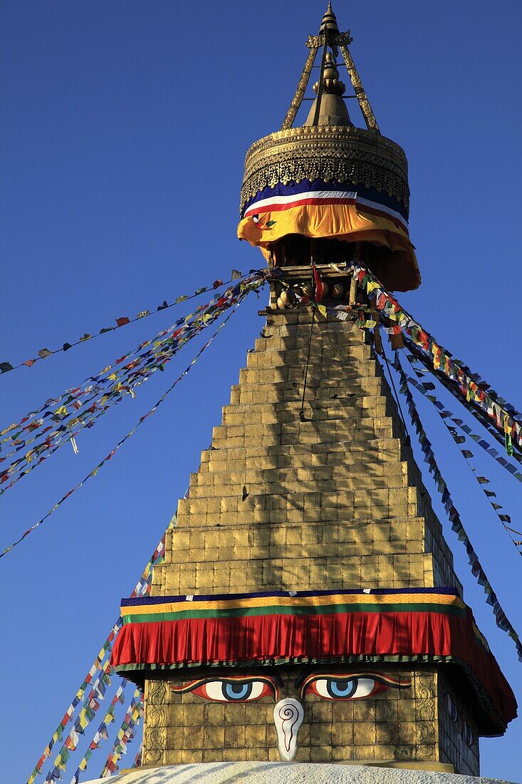 Nepal, Kathmandu Valley, Boudhanath, Bodhnath Stupa