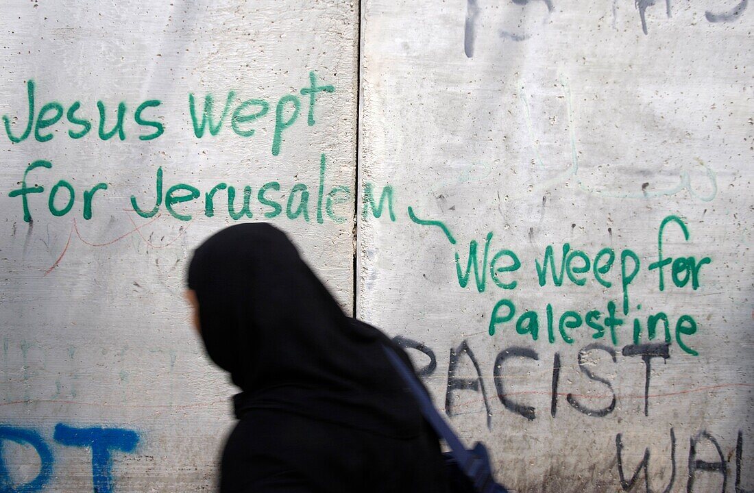 Territoire palestinien occupé, Bethlehem, Betlehem side of the Israeli security wall
