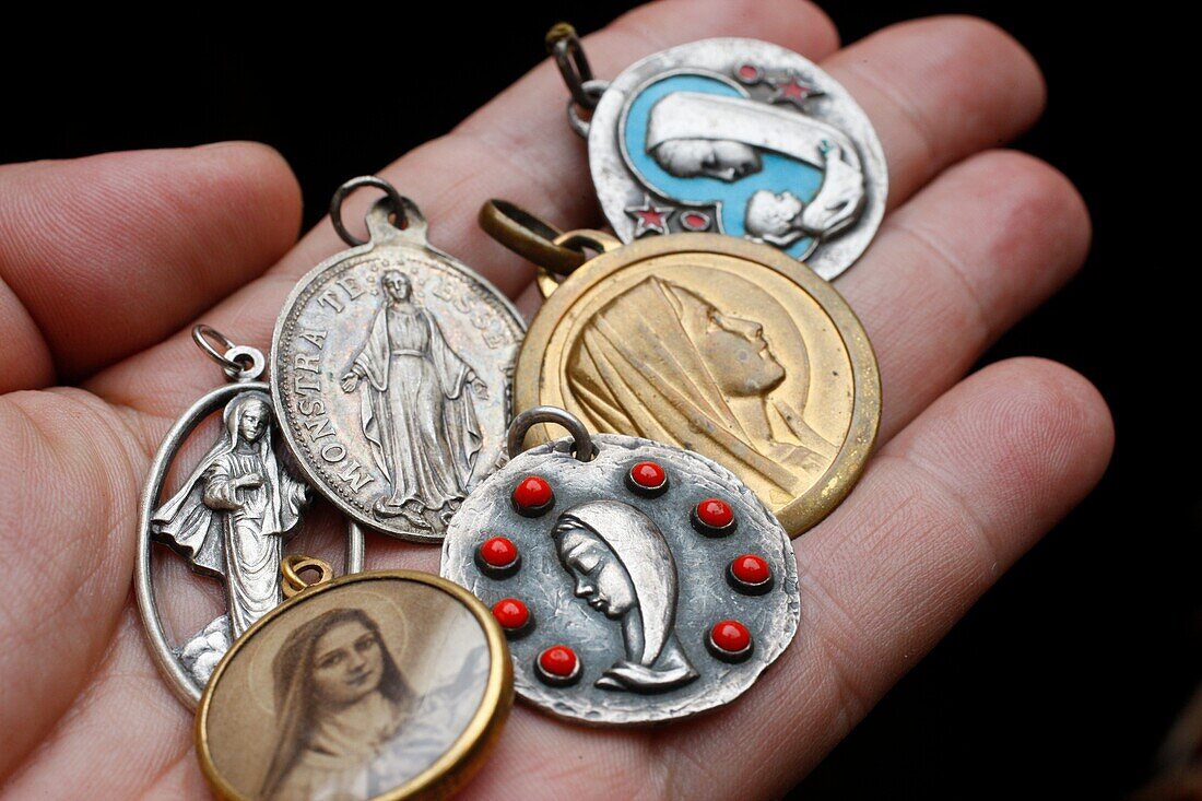 France, Saint-Gervais, Christian medals