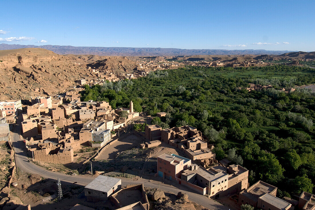 Morocco, Roses Valley, El Kelaa M'gouna, general view