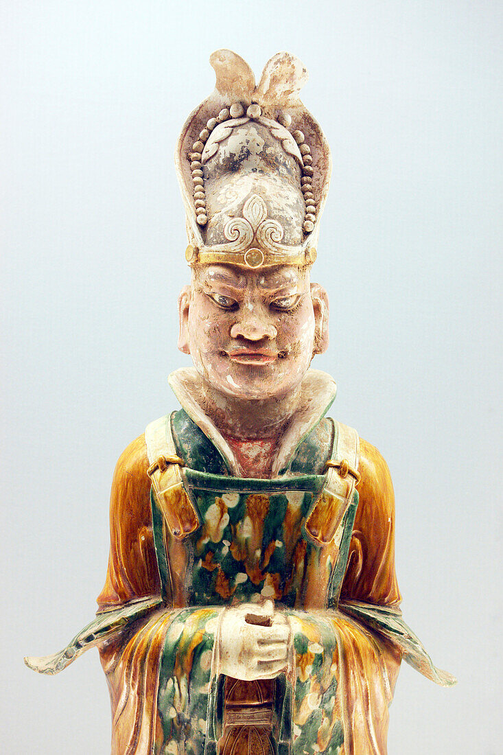 China, Shanghai museum, Tang era statue