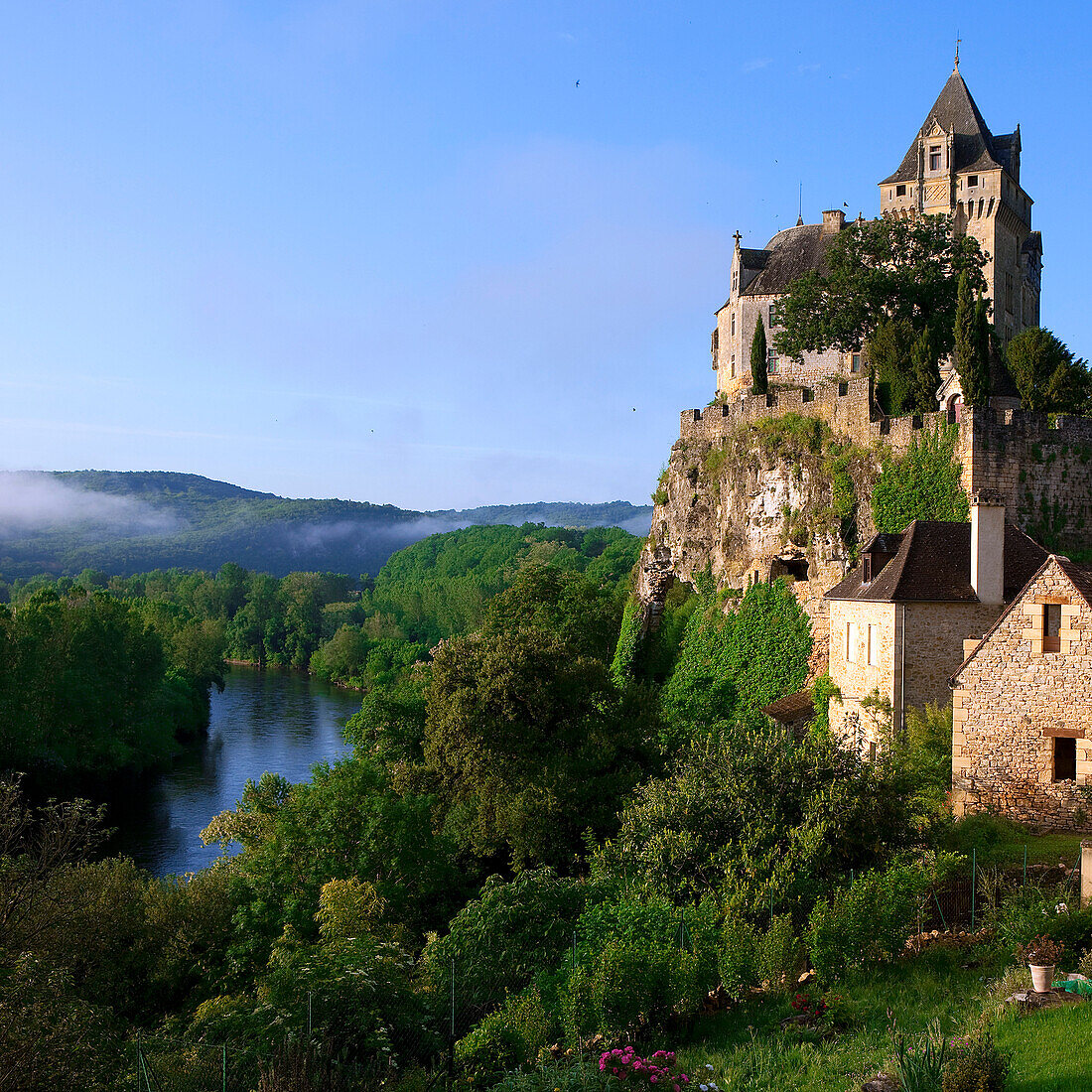 France, Aquitaine, Dordogne, Montfort castle