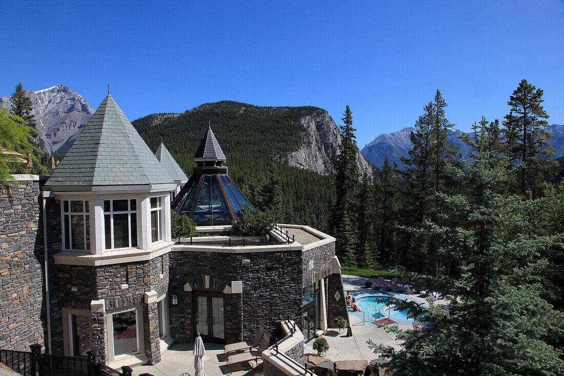 Canada, Alberta, Banff National Park, Banff Springs Hotel