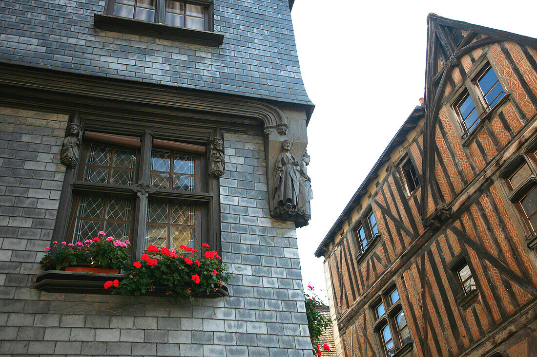 France, Centre val de Loire, Indre et Loire (37), Tours, medieval house near Plumereau square