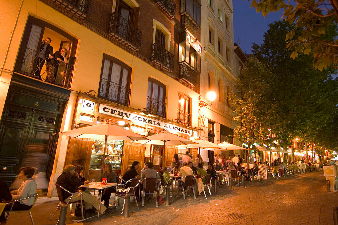 Cerveceria Alemana, Plaza de Santa Ana, Madrid, Spain