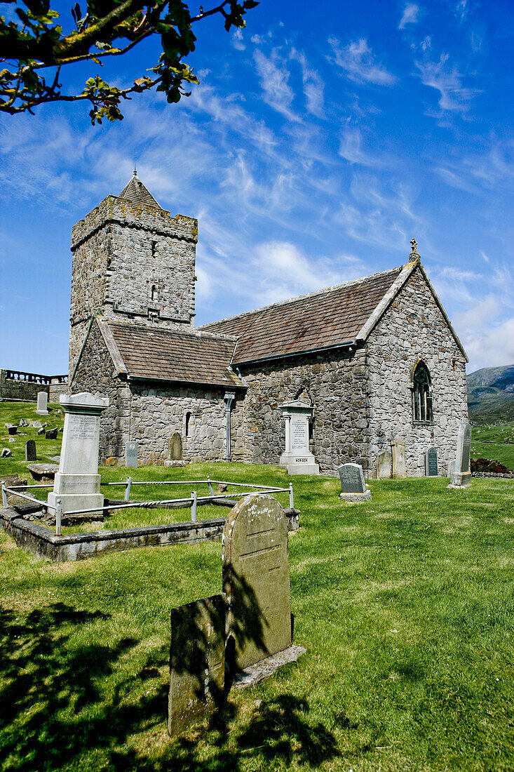 St Clement's church at Roghadal, Outer Hebrides, Scotland