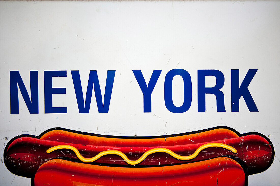 New York Hot Dog, Manhattan, New York, USA